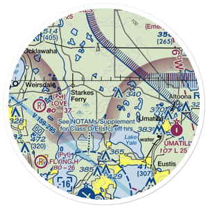 Flying Exotics Airport (47FL) VFR Sectional Sticker (20 mile)