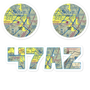 Ray Schnepf Ranch Airport (47AZ) VFR Sectional Sticker Pack