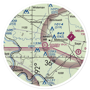 Mabry Field (47AR) VFR Sectional Sticker (20 mile)