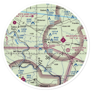 Mabry Field (47AR) VFR Sectional Sticker (30 mile)