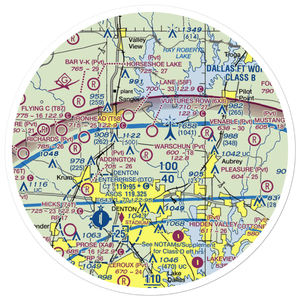Windy Hill Airport (46XS) VFR Sectional Sticker (30 mile)