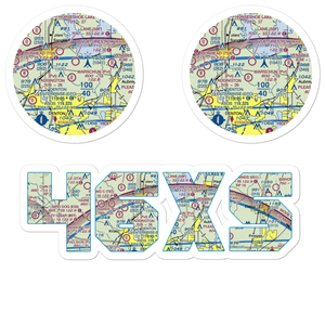 Windy Hill Airport (46XS) VFR Sectional Sticker Pack