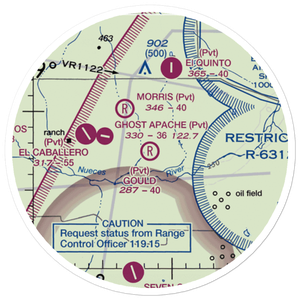 Gould Strip (46TA) VFR Sectional Sticker (20 mile)