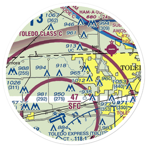 Kellers Strip (46OI) VFR Sectional Sticker (20 mile)