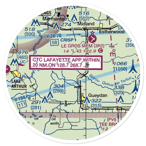 Venissat Airstrip (46LS) VFR Sectional Sticker (20 mile)