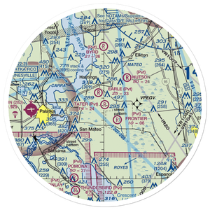 Tater Farms Strip (46FD) VFR Sectional Sticker (30 mile)