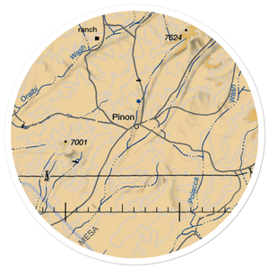 Pinon Airport (46AZ) VFR Sectional Sticker (20 mile)