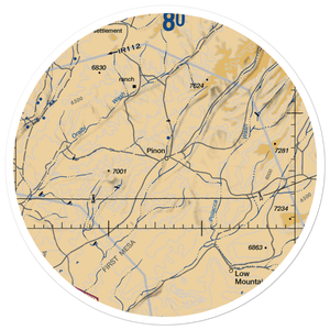 Pinon Airport (46AZ) VFR Sectional Sticker (30 mile)