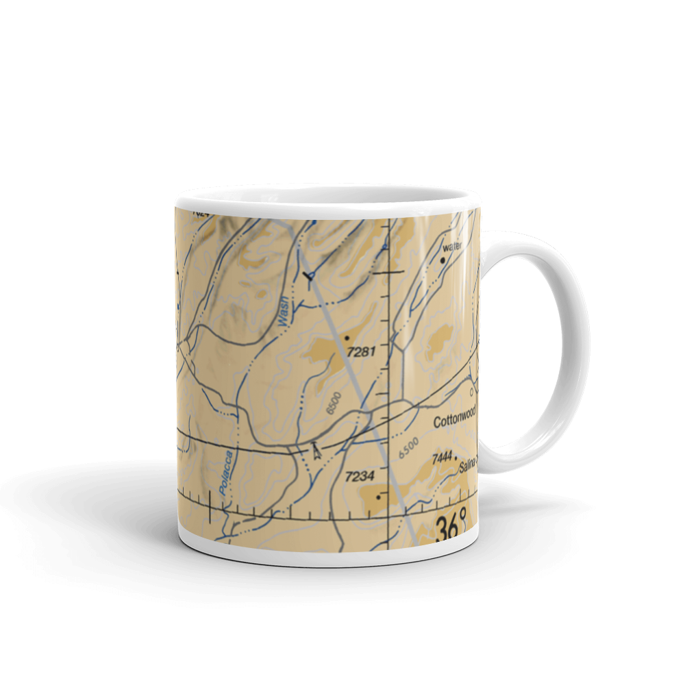 Pinon Airport (46AZ) VFR Sectional  Mug 