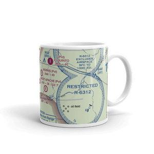 Ghost Apache Airport (45XS) VFR Sectional  Mug