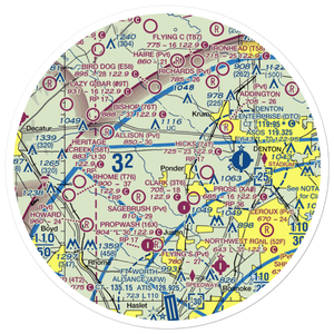Deussen Field (45TE) VFR Sectional Sticker (30 mile)