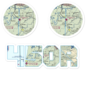 Gederos Airport (45OR) VFR Sectional Sticker Pack