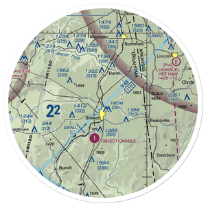 Stilwell Airport (45OL) VFR Sectional Sticker (30 mile)