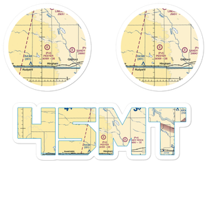 Pester Airport (45MT) VFR Sectional Sticker Pack