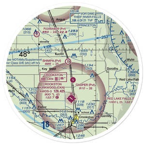 Kaml Airstrip (45MN) VFR Sectional Sticker (30 mile)