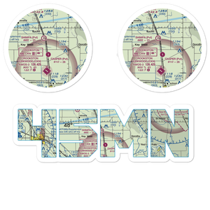 Kaml Airstrip (45MN) VFR Sectional Sticker Pack