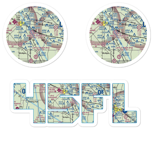Moss Meadows Airport (45FL) VFR Sectional Sticker Pack