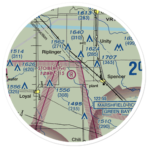 Stoiber Airport (44WI) VFR Sectional Sticker (20 mile)
