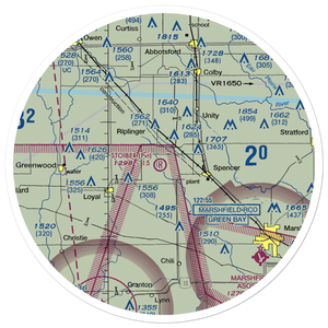 Stoiber Airport (44WI) VFR Sectional Sticker (30 mile)