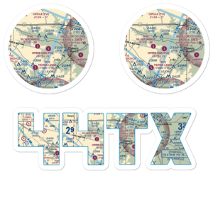 White Oak Airport (44TX) VFR Sectional Sticker Pack