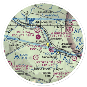 Tomcat Airport (44NY) VFR Sectional Sticker (20 mile)