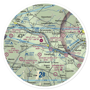 Tomcat Airport (44NY) VFR Sectional Sticker (30 mile)