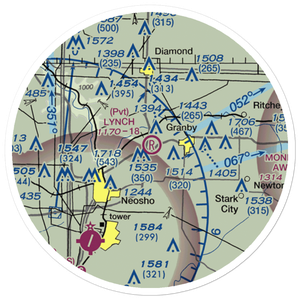 Lynch Field (44MU) VFR Sectional Sticker (20 mile)