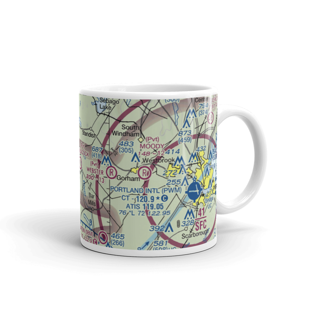 Heacock Field Ultralight Flightpark (44ME) VFR Sectional  Mug 