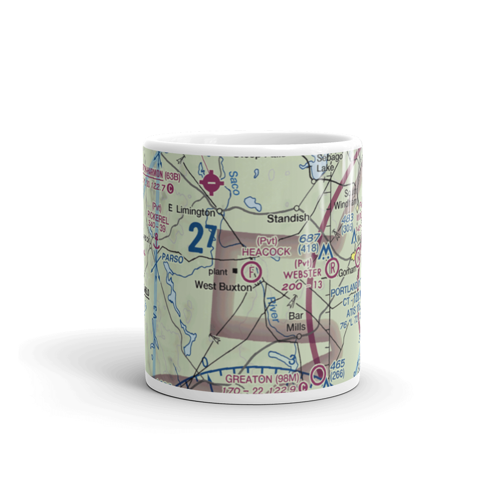 Heacock Field Ultralight Flightpark (44ME) VFR Sectional  Mug 