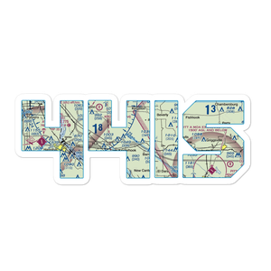 Potter Airport (44IS) VFR Sectional Sticker