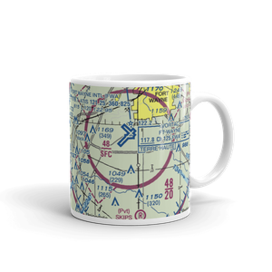 The Wolf Den Airport (44II) VFR Sectional  Mug