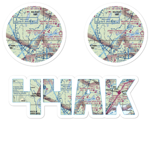 West Papoose Lake Airpark (44AK) VFR Sectional Sticker Pack