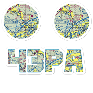 Kolb Airport (43PA) VFR Sectional Sticker Pack