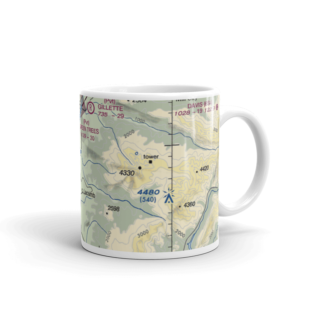 Inspiration Airport (43OR) VFR Sectional  Mug 