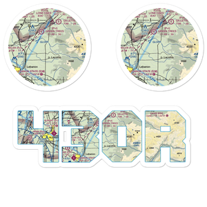 Inspiration Airport (43OR) VFR Sectional Sticker Pack