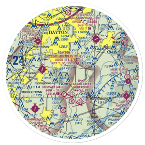 Anderson Airfield (43OA) VFR Sectional Sticker (30 mile)