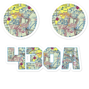 Anderson Airfield (43OA) VFR Sectional Sticker Pack