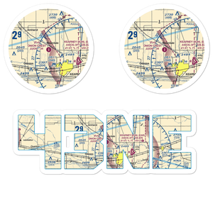 Onion Crest Airpark (43NE) VFR Sectional Sticker Pack