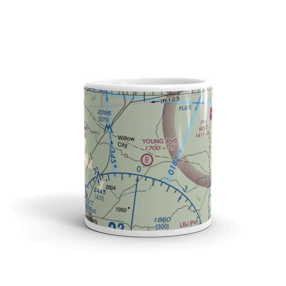 H Young Ranch Airport (4XS6) VFR Sectional  Mug 