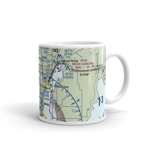 W Gladstone Airport (43MI) VFR Sectional  Mug