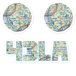 Want's Ultralight Flightpark (43LA) VFR Sectional Sticker Pack