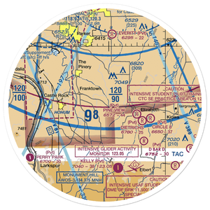 Kostroski Airport (43CO) VFR Sectional Sticker (30 mile)