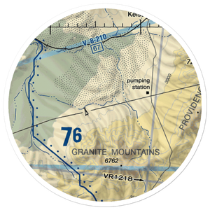 Dick Taylor Airstrip (43CA) VFR Sectional Sticker (20 mile)