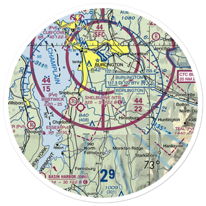 Frogs End Airport (42VT) VFR Sectional Sticker (30 mile)