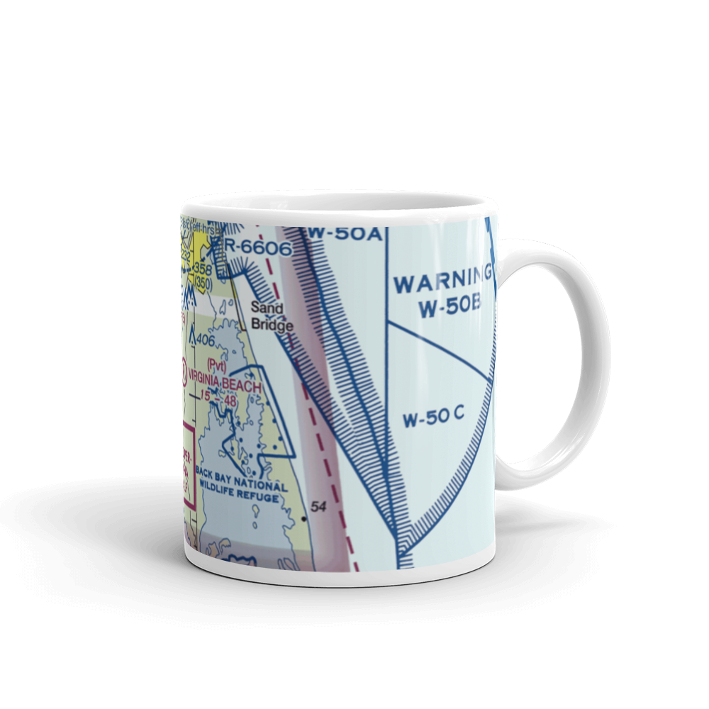 Virginia Beach Airport (42VA) VFR Sectional  Mug 