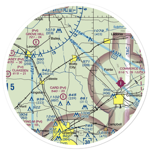Magee Airport (42TX) VFR Sectional Sticker (30 mile)