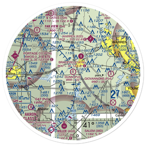 Dunn Field (42OH) VFR Sectional Sticker (30 mile)