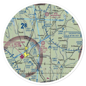 Walter's Field (42NY) VFR Sectional Sticker (30 mile)