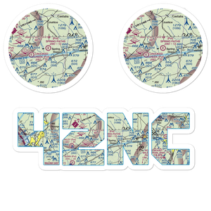 Spring Paths Airport (42NC) VFR Sectional Sticker Pack