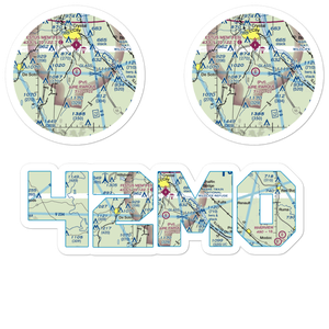 Aire Parque Airport (42MO) VFR Sectional Sticker Pack